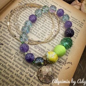Alquimia | Vega Bloom Set (Bracelet + XL Hoops)